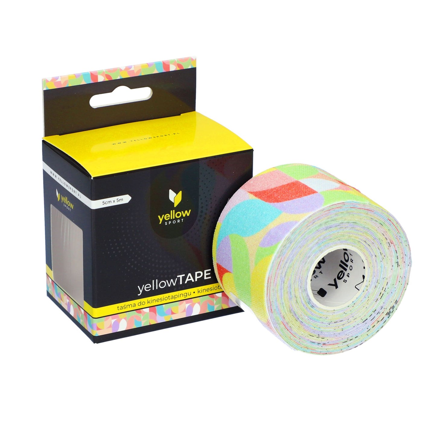 Yellow sport - Marglitað "Kinesiology Tape" – 5 cm x 5 m