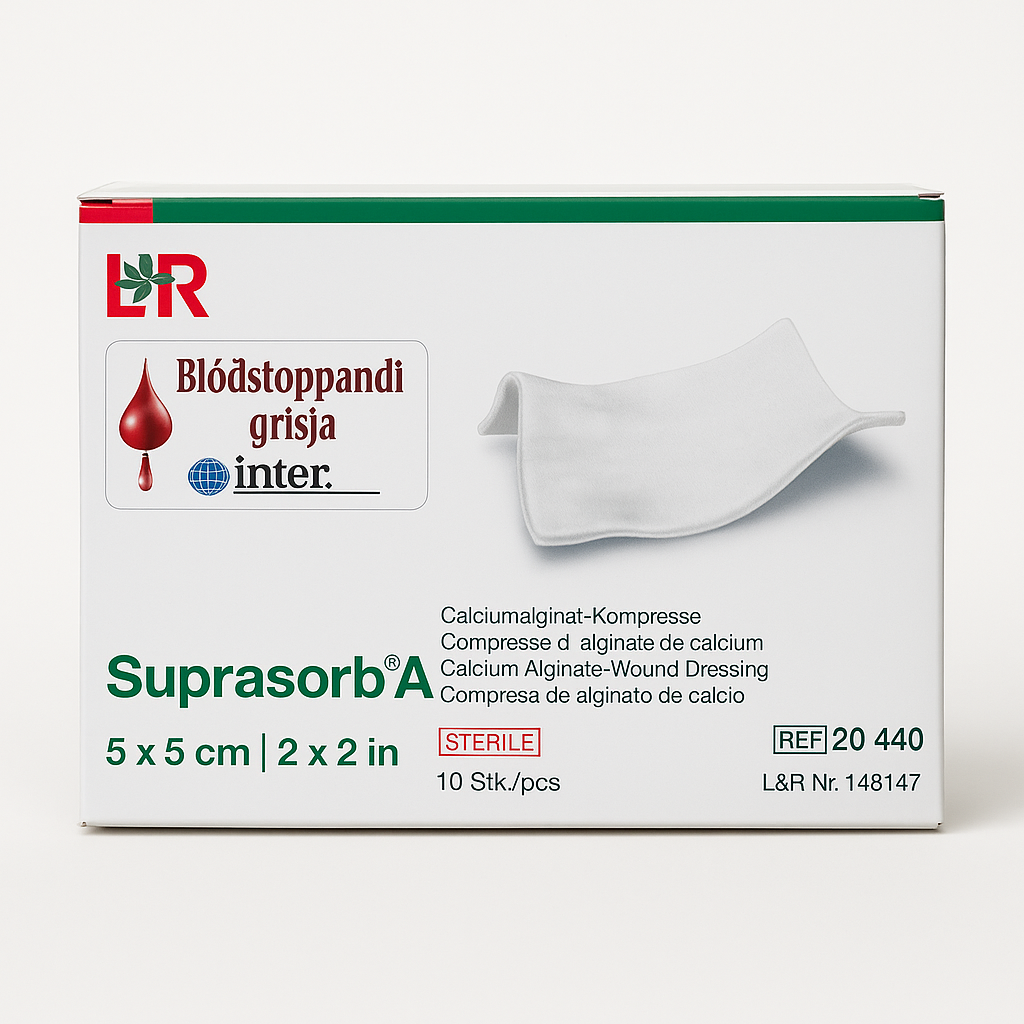 Blóðstoppandi grisja - Suprasorb A