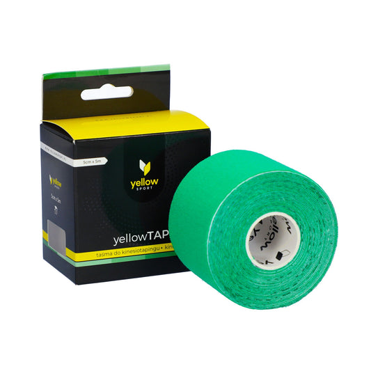 Yellow sport - Grænt "Kinesiology Tape" – 5 cm x 5 m
