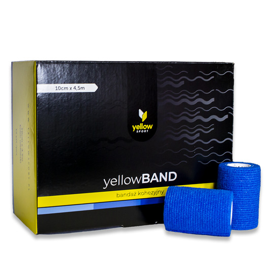 Yellow sport - Blandaðir litir "Yellowband cohesive bandage", - 5cm x 4.5m - 12stk.